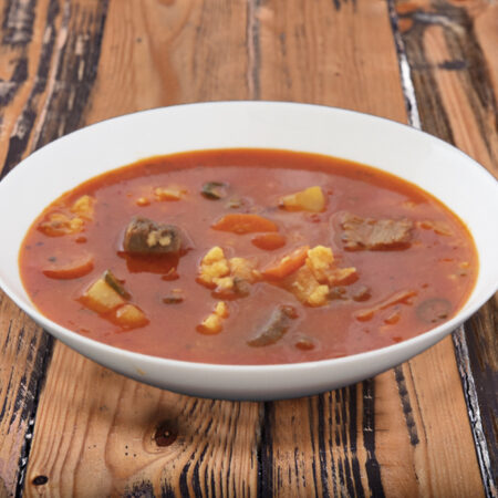 Supa gulas de vita cu fasole (350 gr)
